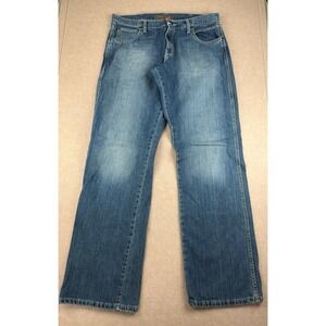 Wrangler Blue Bootcut Jeans for Men